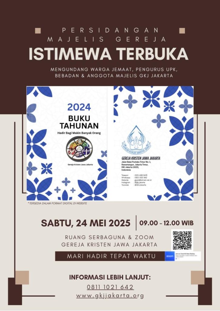 E-Flyer Sidang Istimewa Terbuka untuk Laporan Buku Tahunan 2025